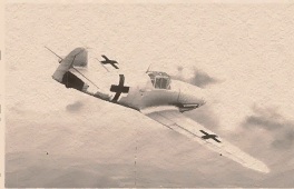 Истребитель Bf.109F-4/trop в игре War Thunder