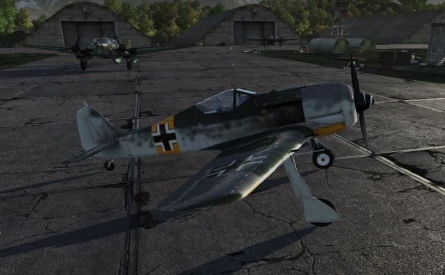 Fw.190A-5 в ангаре War Thunder