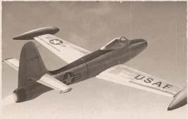 Истребитель F-84B в игре War Thunder