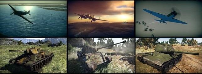 Сравнение самолётов и танков в игре War Thunder